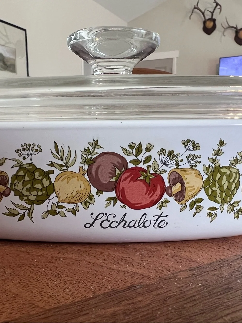 Corning Ware A-1-B L’Échalote Spice of Life 1 Quart Casserole With Lid